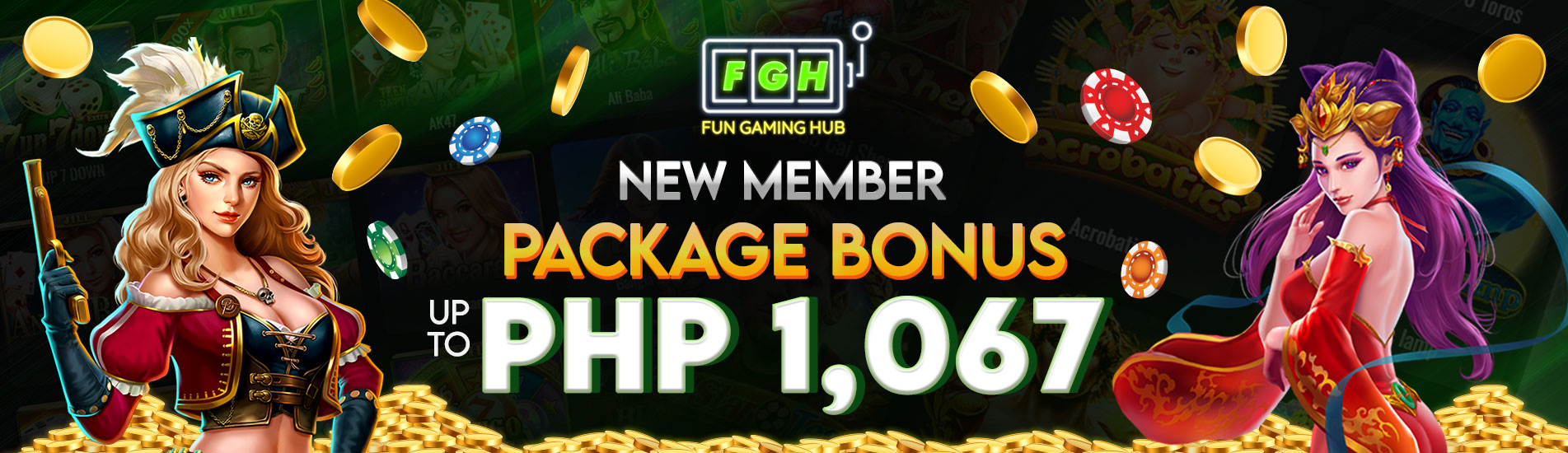 New package member bonus up to 1067